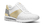 Zapatilla Michael Kors logo blanca plata dorada